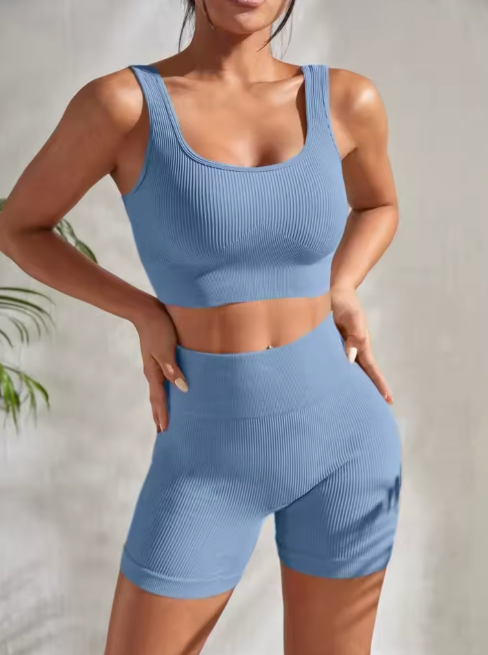 π₯ Rep&Rage SCULPT+ Seamless Ribbed Set