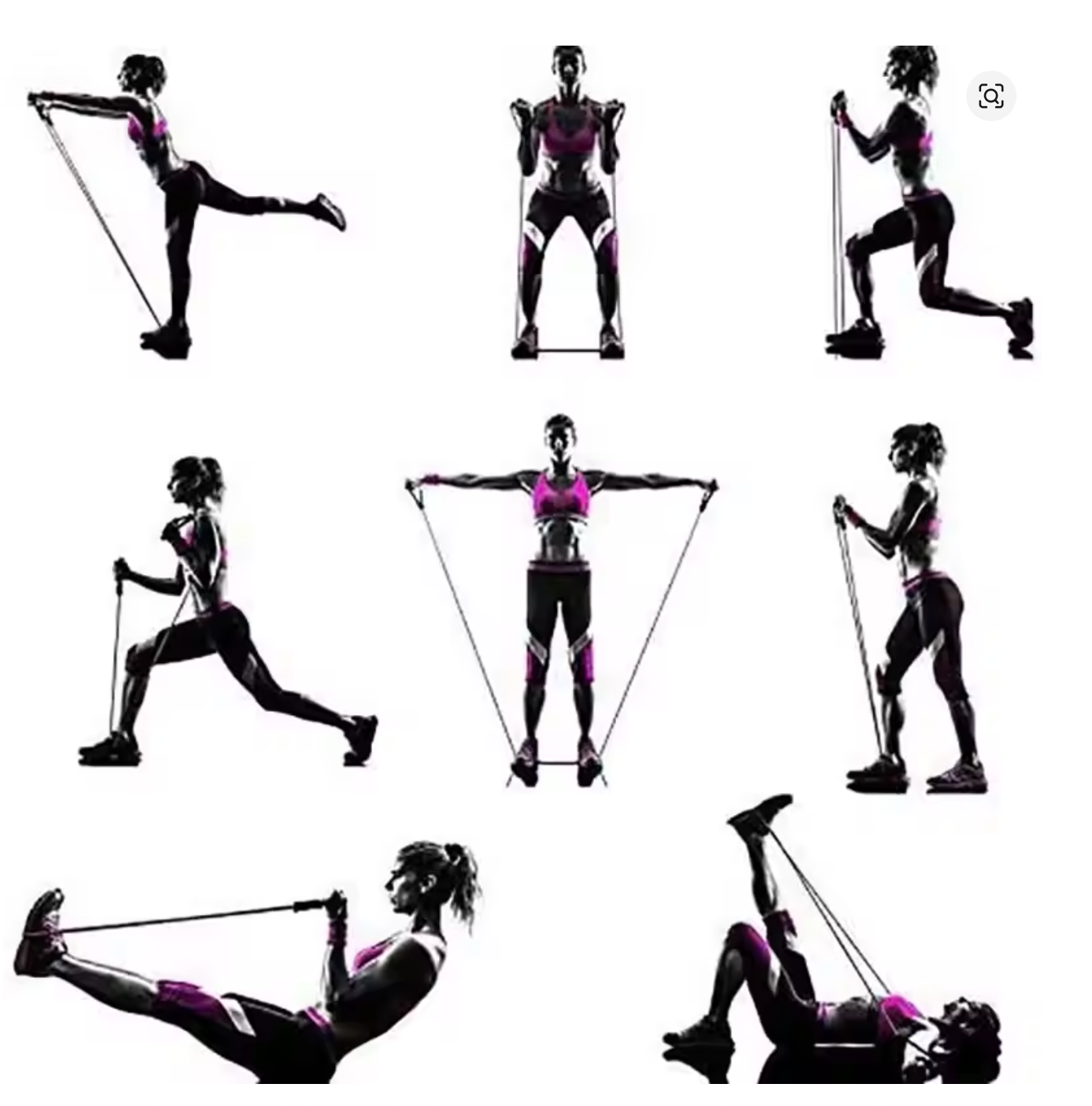 Rep&Rage™ Weighted Resistance Bands with Handles – Full-Body Workout Bands for Home Strength Training