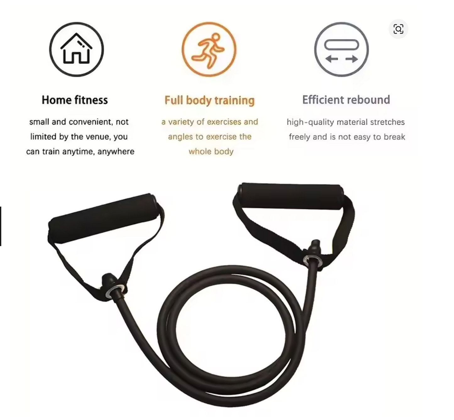 Rep&Rage™ Weighted Resistance Bands with Handles – Full-Body Workout Bands for Home Strength Training