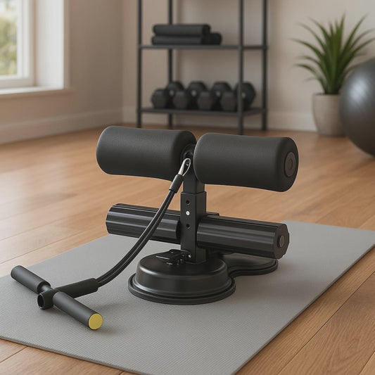 Rep&Rage Ab Trainer with Suction & Ankle Grip — Designed for Work-From-Home Employees