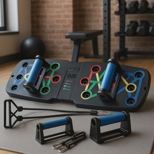 Rep&Rage Smart Foldable Push-Up Board with Sensor – Perfect for Home Workouts & Busy Lives